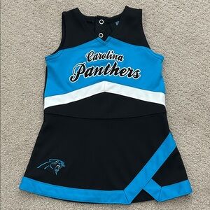 EUC Carolina Panters cheerleading outfit